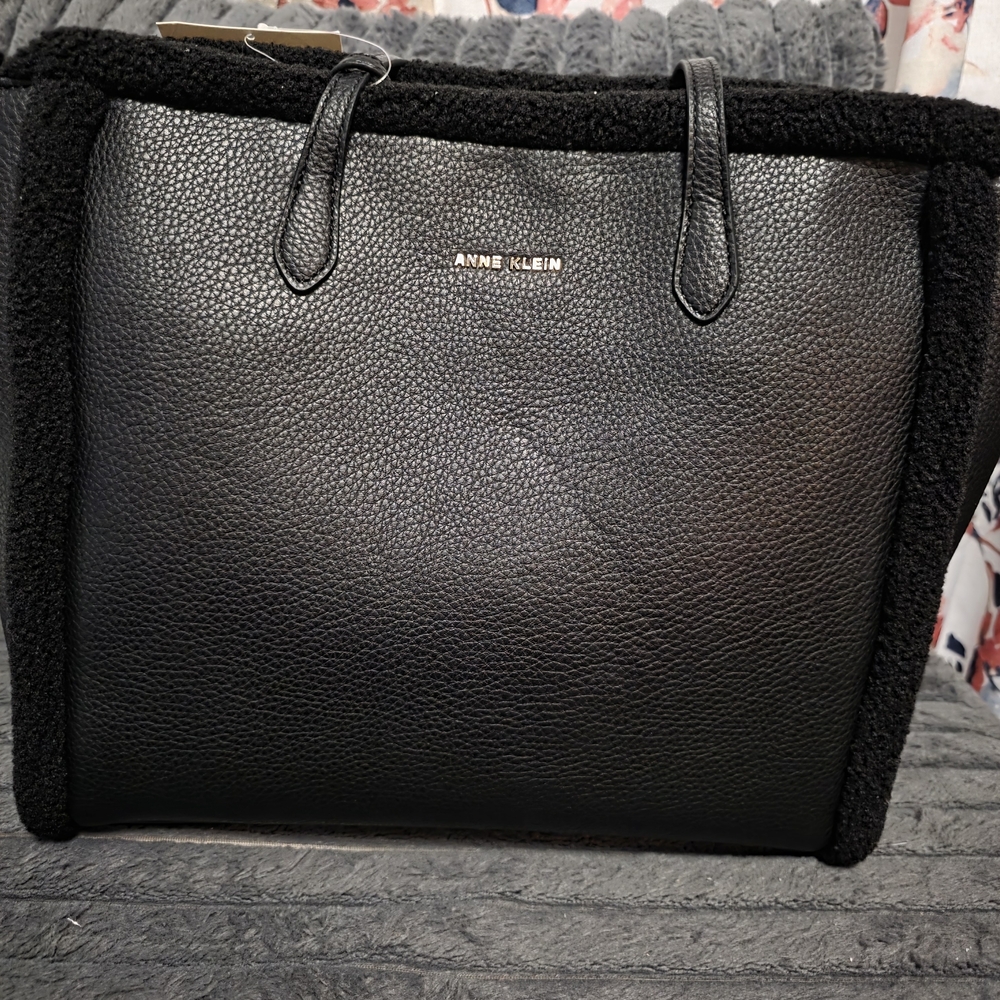 Anne Klein Black Tote Bag